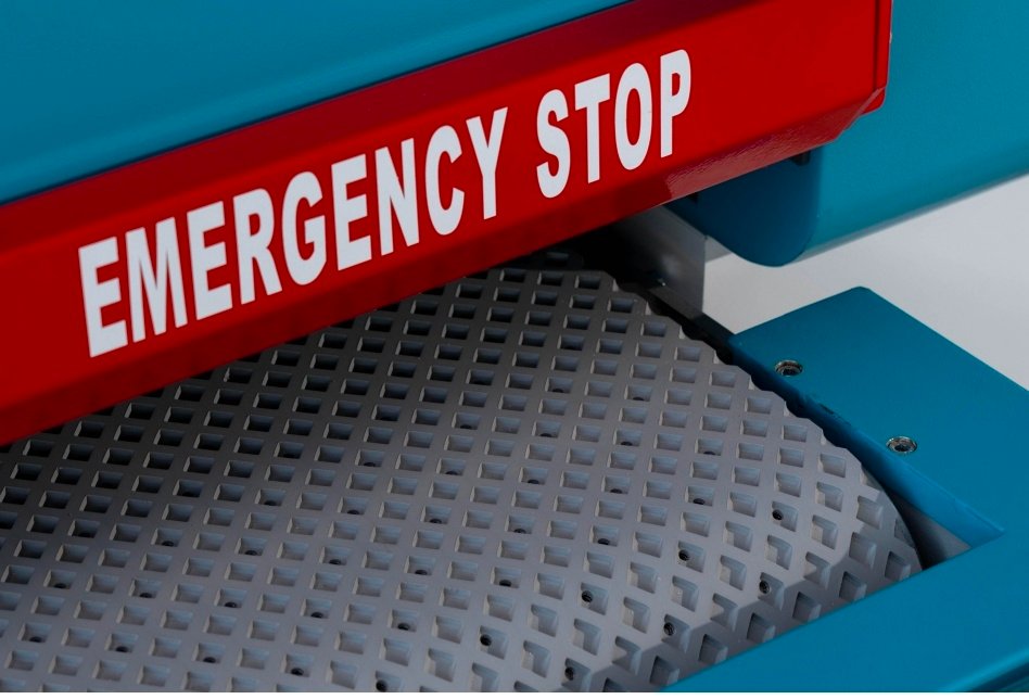 emergency stop for keyboard sander