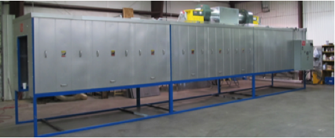 catalytic drying tunnel