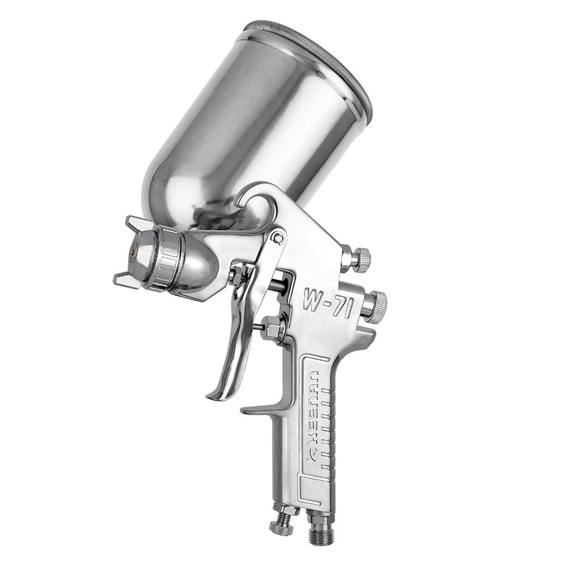 Upper paint cup air spray gun