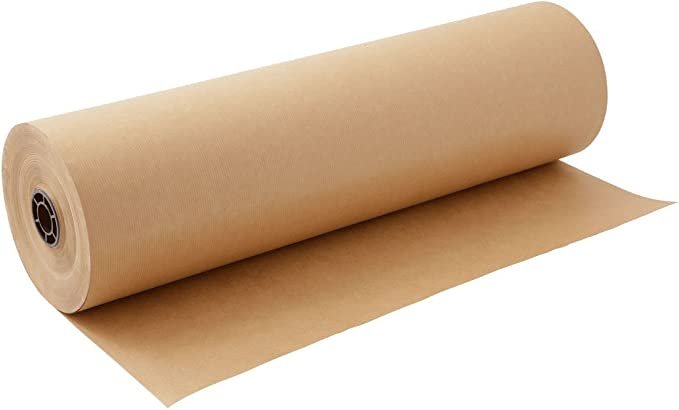Kraft paper roller for paper conveyor spraying machine